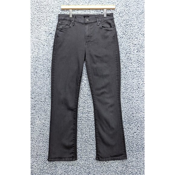 MOTHER Black Ankle & Cropped Jeans - Picture 1 of 14